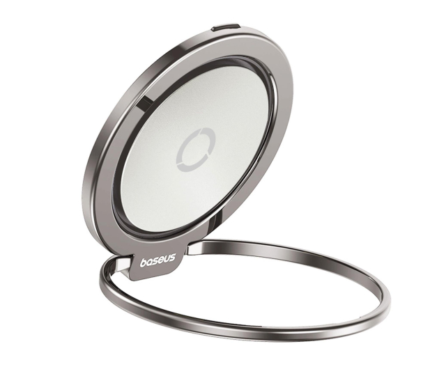 Baseus Ring magnetyczny MagPro II z funkcją podstawki - tytanowy - 1502178 - zdjęcie 3
